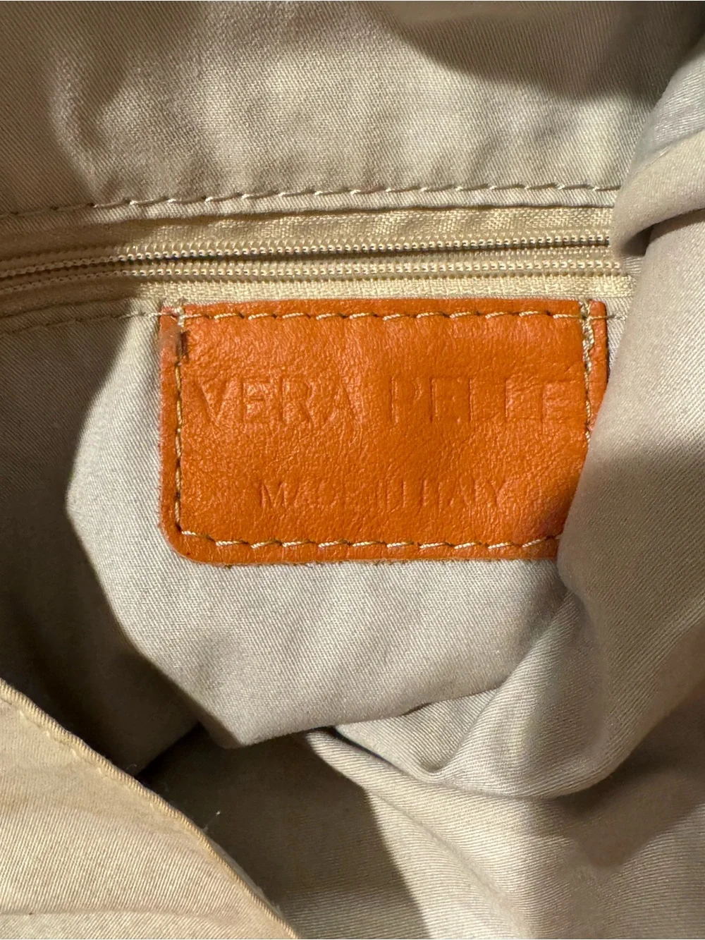 Vera Pelle Italian Leather Convertible Mini Backpack Bag - Easy DIY Restoration
